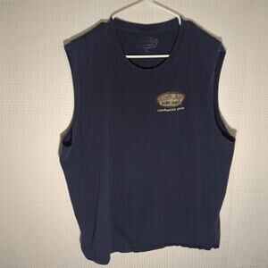 Ron Jon Surf Shop Clearwater Beach Sleeveless Shirt XL Navy The Good Life